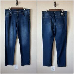 RYE 51 R51 Men’s Four Way Stretch Denim Jeans 38W Straight Fit Performance NWT